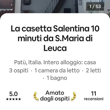 Сasa de vacaciones Casa Cassiano Patù